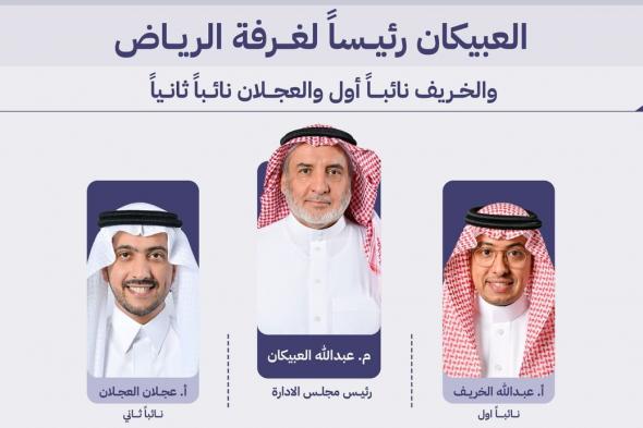 العبيكان رئيسا لغرفة الرياض والخريف والعجلان نائبين