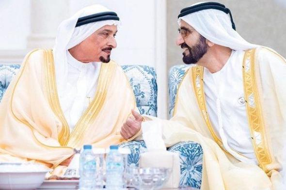 محمد بن راشد: أخي الشيخ حميد بن راشد النعيمي.. حاكم عجمان.. لك منا كل التحية والتقدير