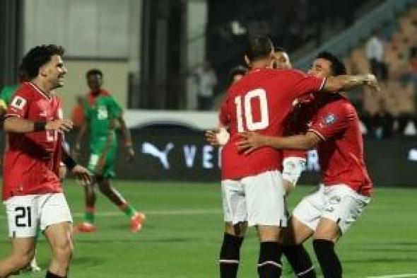 انطلاق مباراة منتخب مصر وكاب فيردى فى تصفيات أمم أفريقيا