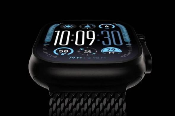 ابل تطلق تحديث ساعة Apple Watch Ultra 2‌ الذكية باللون الأسود اللامع