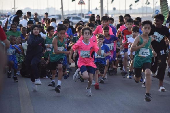 صور.. مشاركون في سباق جري بالقطيف يعبرون عن سعادتهم باليوم الوطني