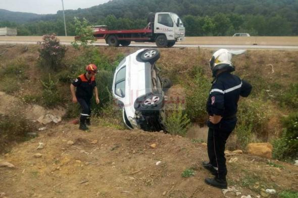 البيض.. 6 جرحى في إنقلاب سيارة 