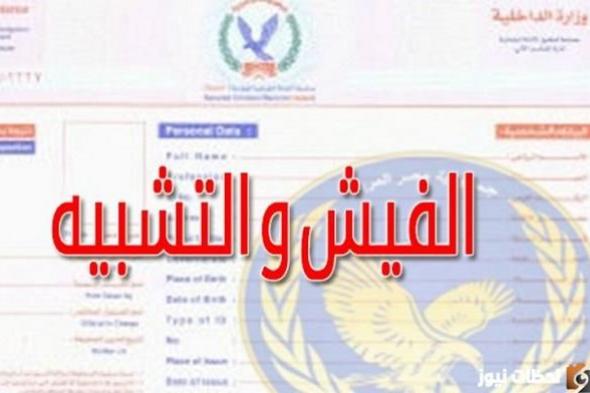 الأوراق المطلوبة لاستخراج فيش وتشبيه من قسم الشرطة