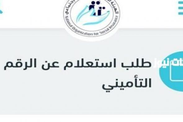 ما هو رابط وخطوات الاستعلام عن الرقم التأميني برقم البطاقة