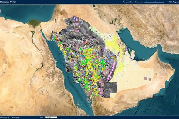 خلال أسبوع من إطلاق حزم البيانات.. إقبال كبير لزوار البوابة الجيولوجية الوطنية