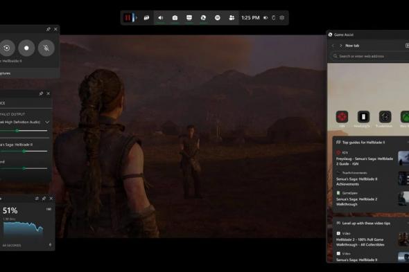 مايكروسوفت تعلن عن مساعد الألعاب Edge Game Assist مخصص للاعبي PC