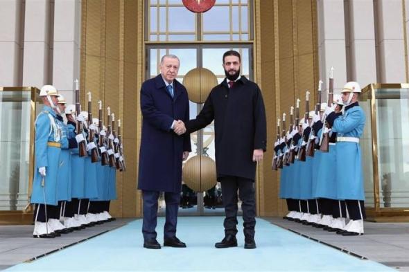 في ثاني زيارة خارجية.. الشرع يصل أنقرة ويلتقي أردوغان