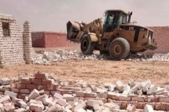 الإسكان: إزالة التعديات عن 80 فدانا بالأقصر الجديدة و15 مخالفة بناء بالساحل الشمالي