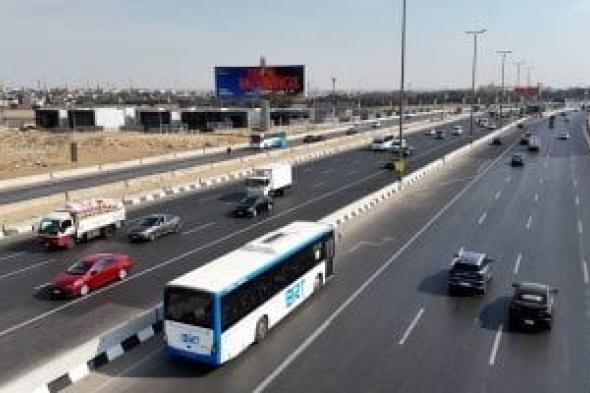 بدء التشغيل التجريبى للأتوبيس الترددى بالركاب من نزلة قليوب لأكاديمية الشرطة