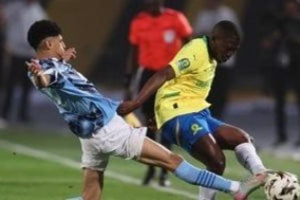 أحمد سامي يعزز تقدم بيراميدز أمام صن داونز بالهدف الثاني في الدقيقة 56