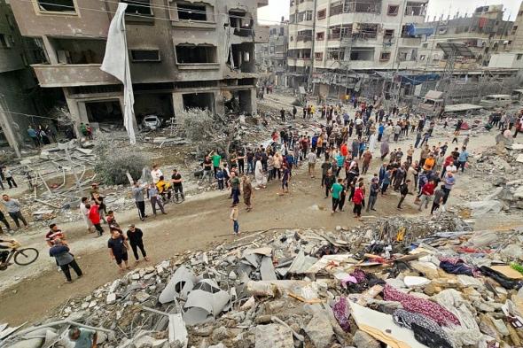 استشهاد 30 فلسطينيًا في قصف الاحتلال الإسرائيلي جنوب غزة