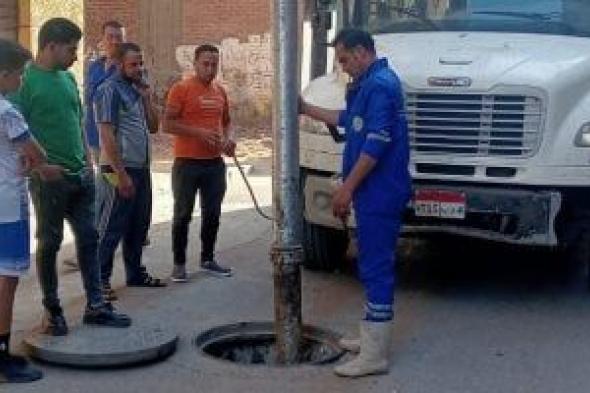 مياه المنوفية: تطهير محطات رفع وشبكات الصرف استعدادا لاستقبال عيد الأضحى