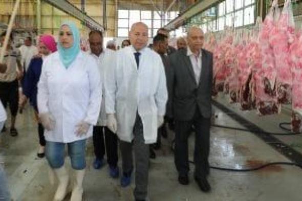 محافظ القاهرة يتفقد استعدادات مجزر 15 مايو لاستقبال عيد الأضحى