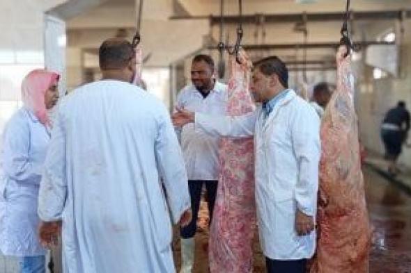 مدير بيطرى الأقصر يقود جولة لمتابعة استعدادات المجازر لعيد الأضحى.. صور