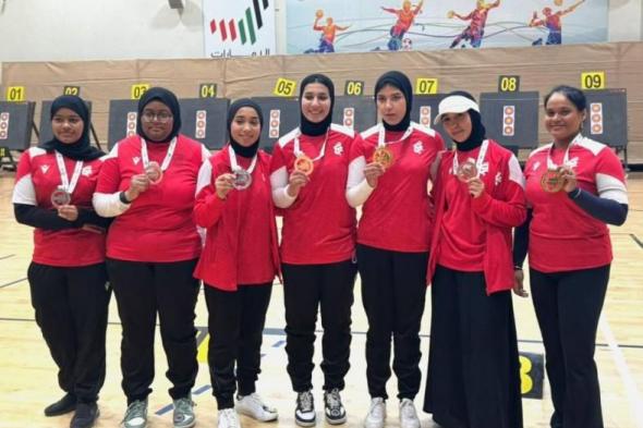 لاعبات الشارقة الرياضي للمرأة يتألقن في كأس الاتحاد للقوس والسهم
