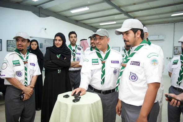 "لبيك يا رب الحرم.. في حجنا نحن الخدم".. "الجوالة" يشعلون أجواء معسكرات الخدمة العامة بأهازيج حماسية