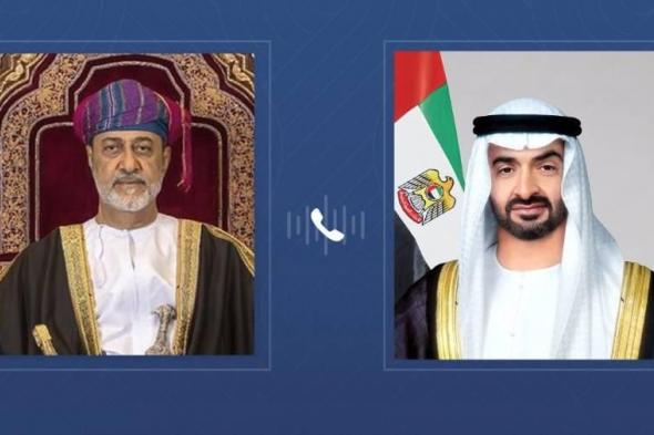 محمد بن زايد وسلطان عمان يتبادلان هاتفياً التهاني بمناسبة عيد الأضحى المبارك