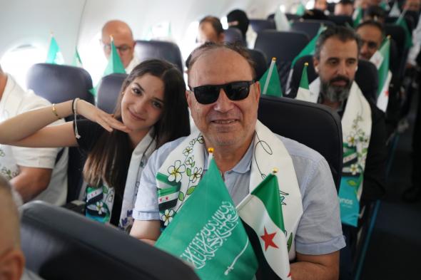 طيران ناس يحتفل بتدشين أولى رحلاته المباشرة بين الرياض ودمشق بحضور سفارتي البلدين