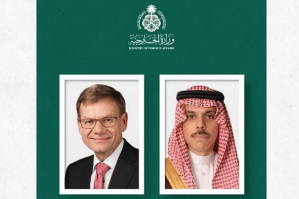 وزير الخارجية يبحث العلاقات الثنائية مع نظيره الألماني