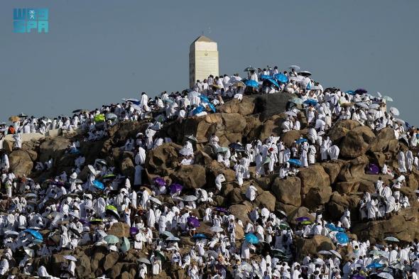في مشهد إيماني مهيب.. حجاج بيت الله الحرام يرفعون أكف الضراعة في عرفات
