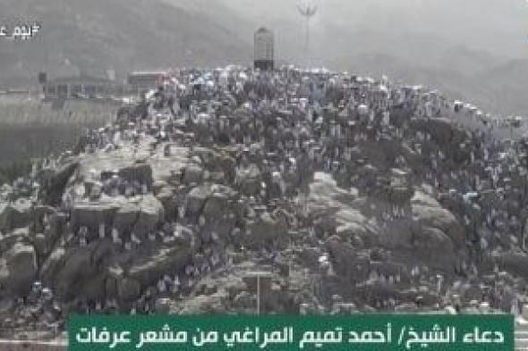 دعاء مبكى للشيخ تميم المراغي من جبل عرفات: "اللهم إنا نسألك العفو والعافية"