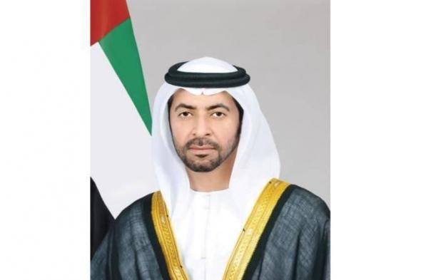 حمدان بن زايد يستقبل المهنئين في مجلس مدينة زايد