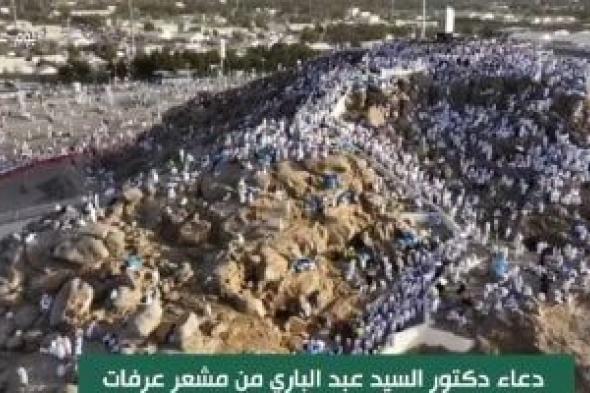 الدكتور السيد عبد الباري من عرفات: "اللهم احفظ مصر وشعبها وجيشها ورئيسها"