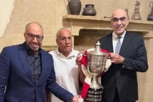 حسين لبيب: تتويح الزمالك ببطولة كأس مصر نتاج عمل جماعى.. صور
