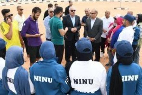 طلاب جامعة الإسماعيلية الأهلية الجديدة يشاركون بملتقى الصداقة الخامس للجوالة