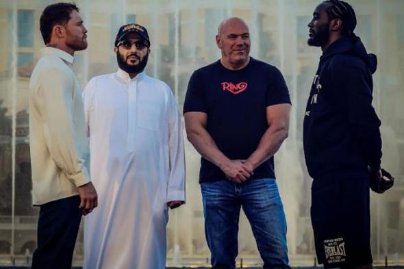 قبل انطلاق أسبوع النزال التاريخي.. تركي آل الشيخ يحضر أول مواجهة «Face Off» بين «كانيلو وكروفورد» في لاس فيجاس
