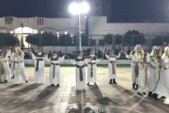 عرض فنى فرعونى لقادرون باختلاف فى المحلة احتفالا بافتتاح المتحف المصرى الكبير