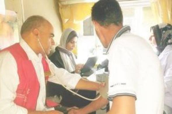 فحص 438 مواطنا بقافلة طبية مجانية فى الزقازيق