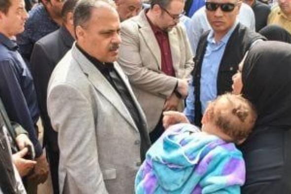 محافظ الشرقية يستجيب لعلاج طفل بالقنايات ويتفقد القافلة الطبية المجانية