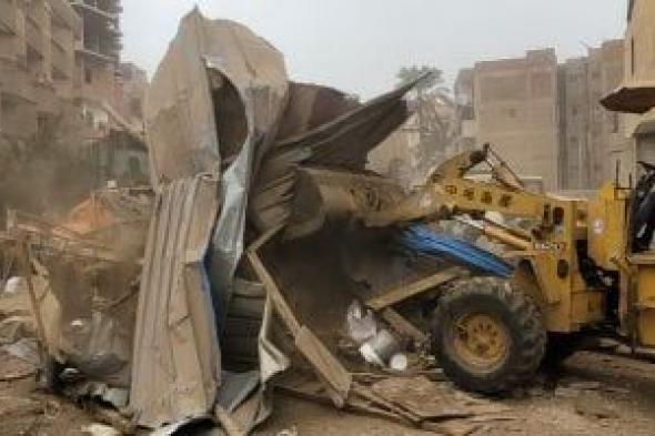 نائب محافظ القليوبية تقود حملة لإزالة الإشغالات بعزبة السوق ببنها