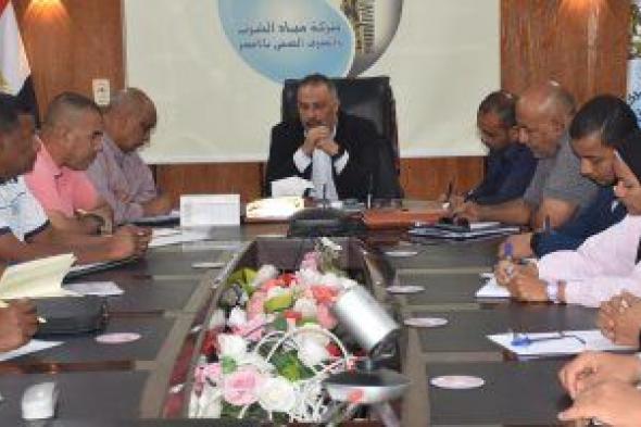 رئيس شركة مياه الأقصر يتفقد تنفيذ المشروعات الحالية بمراكز المحافظة المختلفة