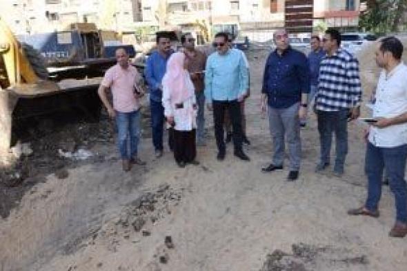 محافظ المنوفية يتابع تقدم بناء مدرسة مصر المتكاملة للغات في حي غرب