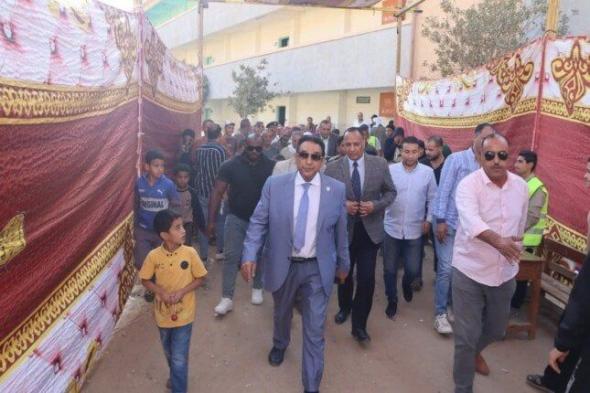 تفقد سكرتير عام مساعد في بني سويف اللجان الانتخابية في اليوم الثاني للانتخابات