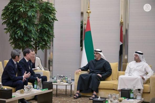 خالد بن محمد بن زايد يبحث التعاون الثقافي مع المدير التنفيذي لمتحف طوكيو