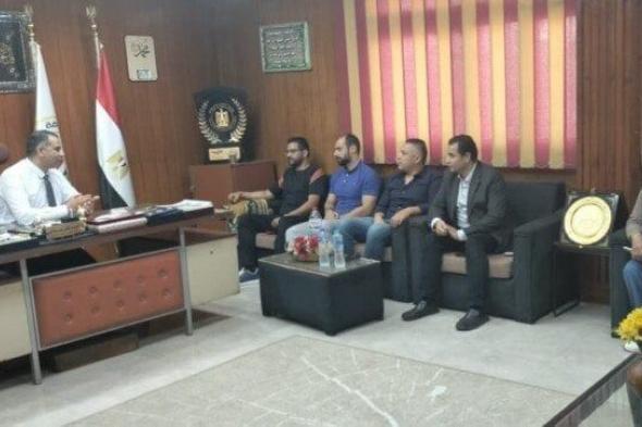 مدير شباب والرياضة بالقليوبية يتناقش مع إدارة المصارعة لتعزيز مستوى اللعبة