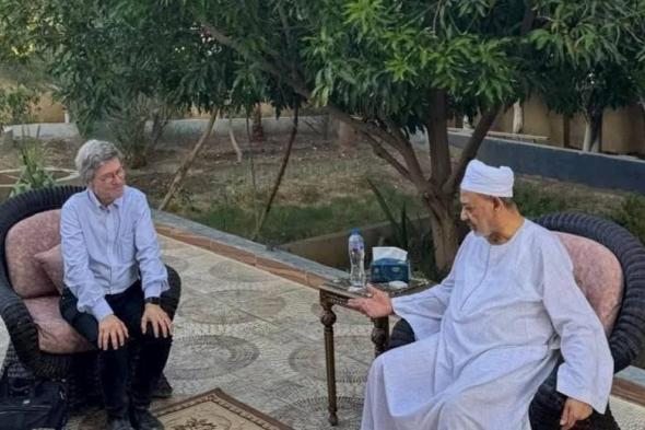 شيخ الأزهر يلتقي المفكر جيفري ساكس