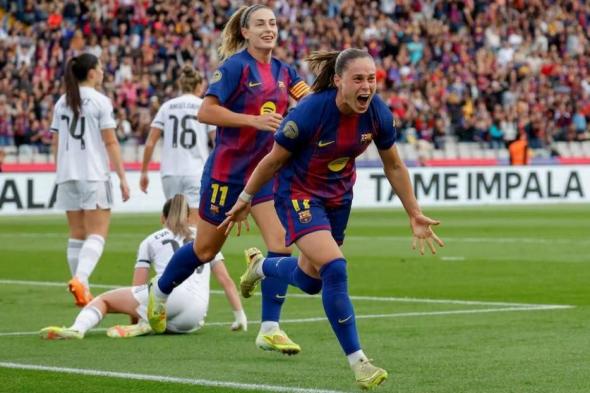 في الكلاسيكو النسائي.. برشلونة يهزم ريال مدريد برباعية نظيفة