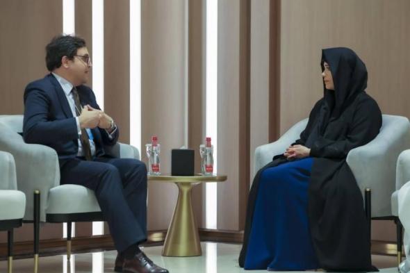 لطيفة بنت محمد تبحث مع وزير الثقافة المصري تعزيز التعاون الثقافي