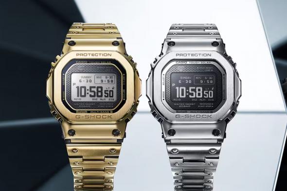 كاسيو تطلق ساعات G-Shock GMW-BZ5000 معدنية بالكامل مع دعم بلوتوث وبسعر 605 دولار 