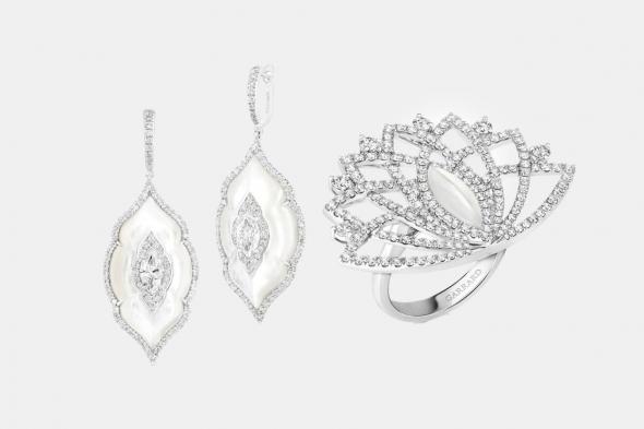 مجوهرات ألماس بقصة الماركيز لعروس شتاء 2026