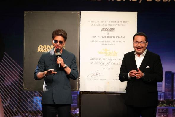 شاروخان يحصل على برج يحمل اسمه – دانوب بروبرتيز تطلق “شاروكز من دانوب”، برجاً تجارياً فاخراً في قلب دبي