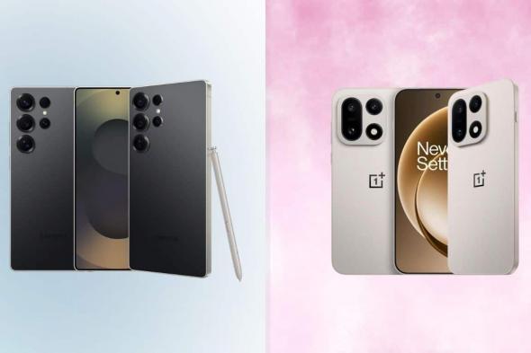 مقارنة بين هاتفي OnePlus 15 و Galaxy S25 Ultra