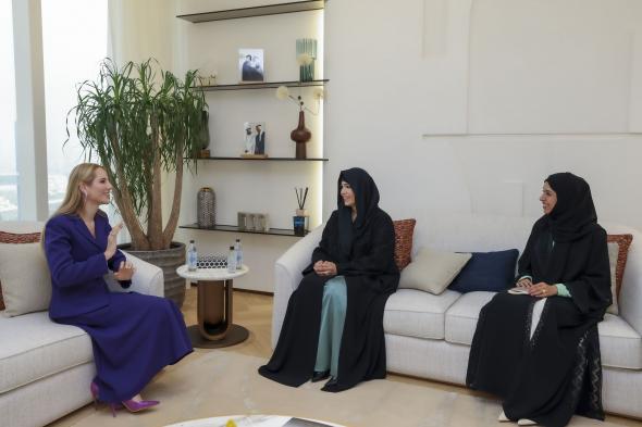 لطيفة بنت محمد تبحث سبل التعاون مع السيدة الأولى لجمهورية الإكوادور