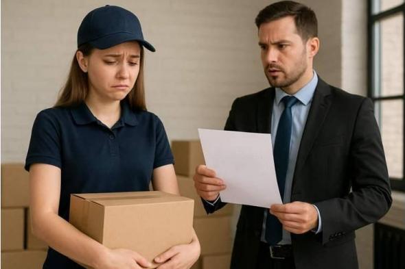 تفقد
عملها
لحضورها
المبكر