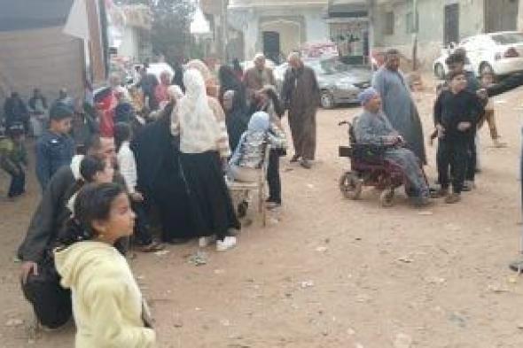 مسن
على
كرسى
متحرك
يصر
على
المشاركة
فى
انتخابات
النواب
بمنشأة
القناطر
بالجيزة