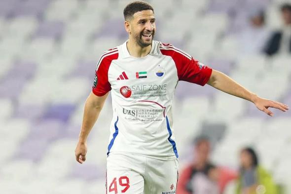 عملية جراحية للاعب الشارقة عادل تعرابت في البرتغال